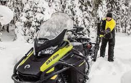 Ski-Doo 2-person Snowmobile!